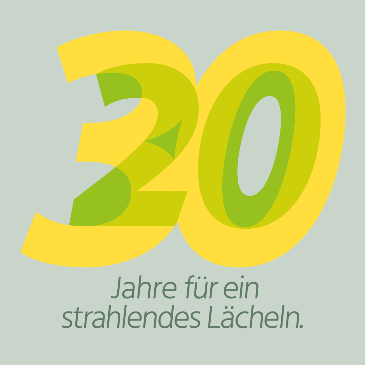 logo 30 jahre kieferorthopädie hannover